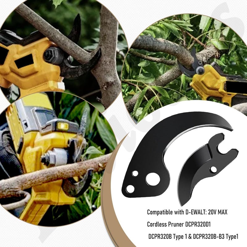 Haiouus 1PCS N920015 NA044629 Pruning Saw Blade Kit Compatible with Dewalt DCPR320B DCPR320D1 2727-20 Pruner Blade, Pruning Saw - Image 3